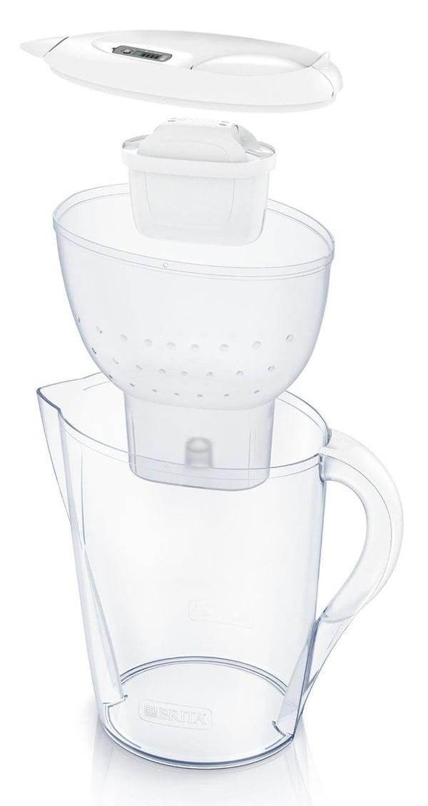 Brita Marella, Vesikannun suodatin, 2,4 L, Läpinäkyvä, Sininen