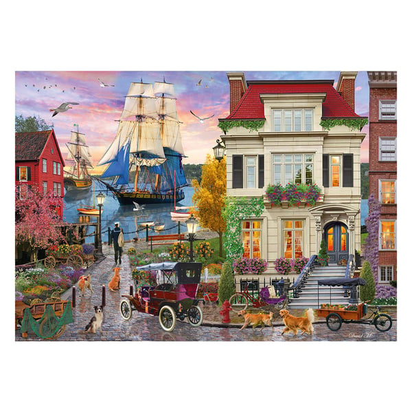 Schmidt Games Puzzle 1000 En havneby