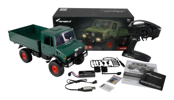 Amewi Mercedes-Benz Unimog Basic 4WD vihreä RTR 1 12 (22632)