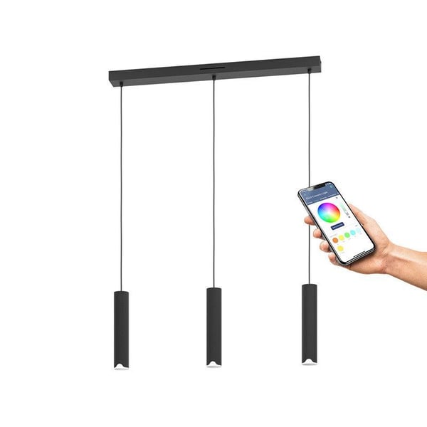 EGLO BALAMORTA-Z Zigbee LED RGB/TW svart lang bordpendellampe