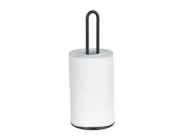 Wenko Paperipyyheteline Ø 12,5 cm, musta, WENKO
