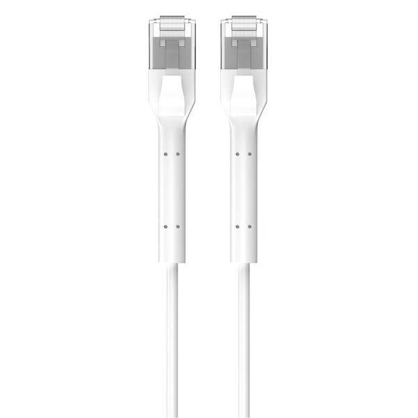 Extralink Cat.6A U/FTP 10m 1Gbps Hvit | LAN Patchcord | Kobber Twisted-pair nettverkskabel, ødelagt spiss