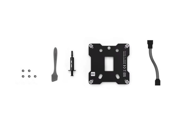 Alphacool 13851, Kaldplate, Akryl, Gjennomsiktig, LGA 1700, LGA 1851, 1/4", 60 °C