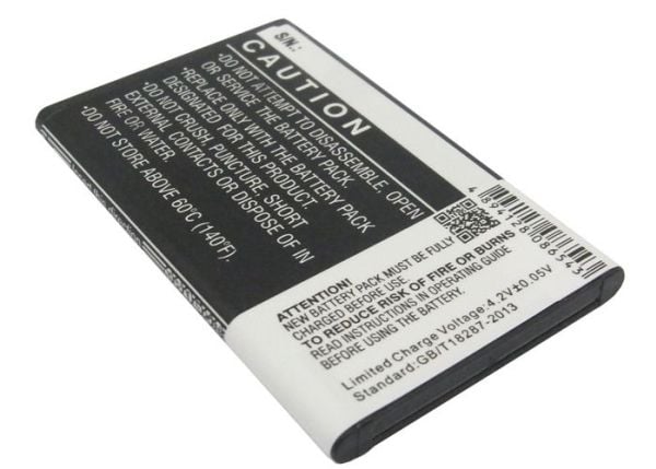 CoreParts MOBX-BAT-NK225XL, akku, lajiteltu, 3,7 V, CE, 38 mm, 60 mm