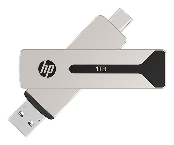 HP 911 Pro - USB-minne - 512 GB - USB 3.2 / USB-C - pärlemornickel