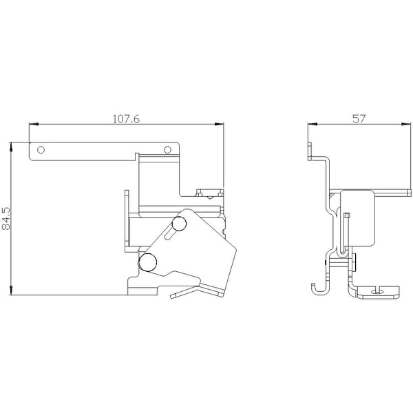 Siemens 3VA9167-0VF10 effektkontakttilbehør 1 stk.