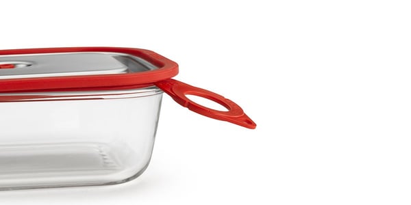 Magic Vac ACO1138, Säilö, Suorakulmainen, 1,9 L, Läpinäkyvä, Lasi, Silikoni, Terästä, -40 - 280 °C