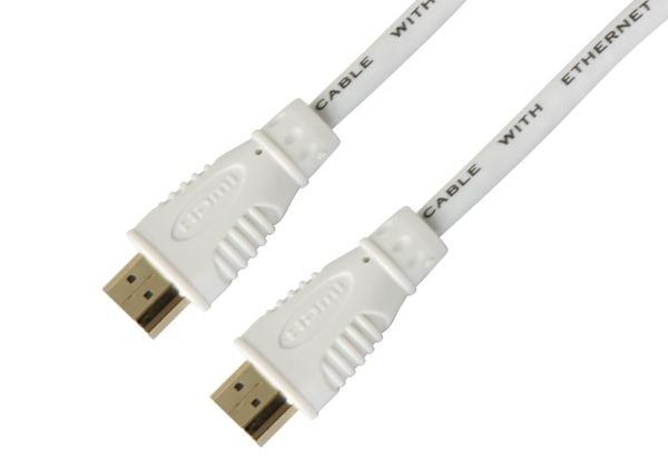 Techly ICOC HDMI-4-020NWT, 2 m, HDMI Type A (Standard), HDMI Type A (Standard), 4096 x 2160 piksler, 3D, Hvit