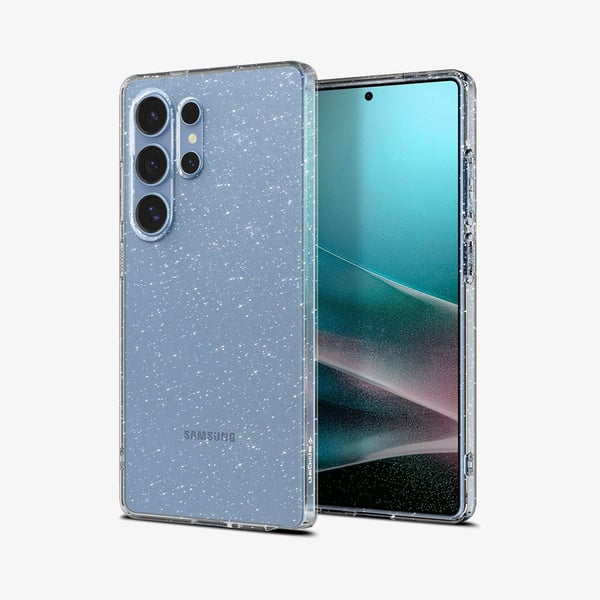 Spigen Liquid Crystal Glitter, Suojus, Samsung, Galaxy S25 Ultra, 17,5 cm (6.9"), Läpinäkyvä
