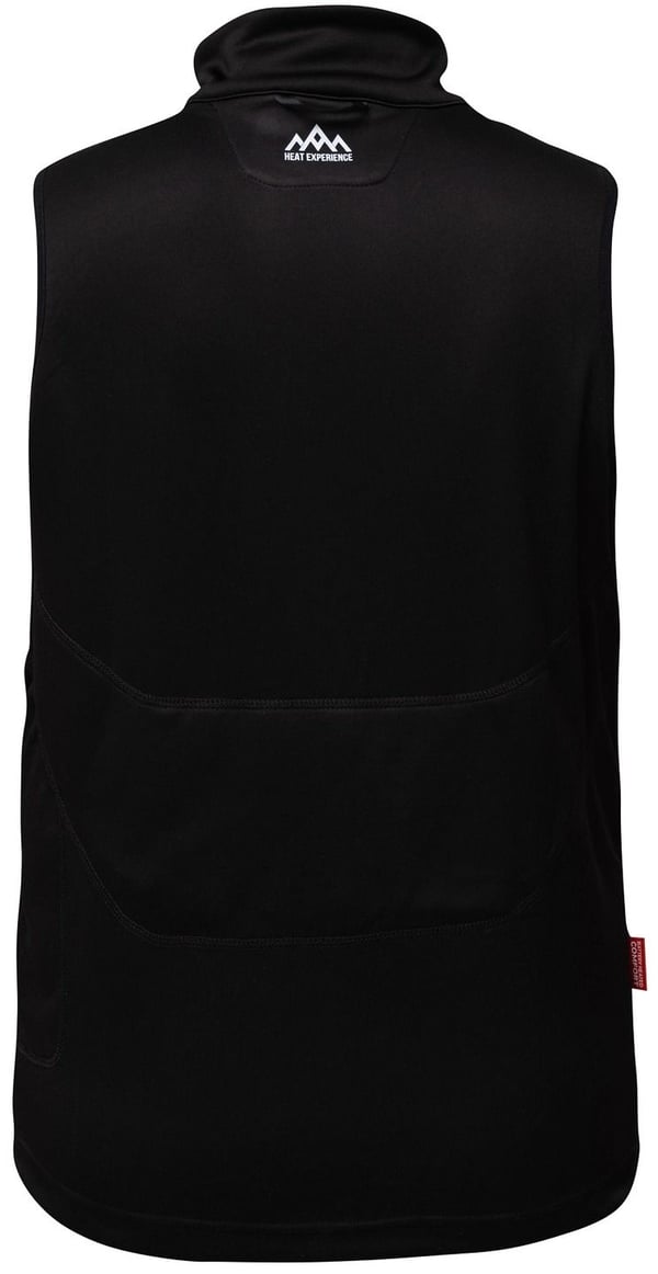 HeatX Heated Fleece Vest Mens S - Black