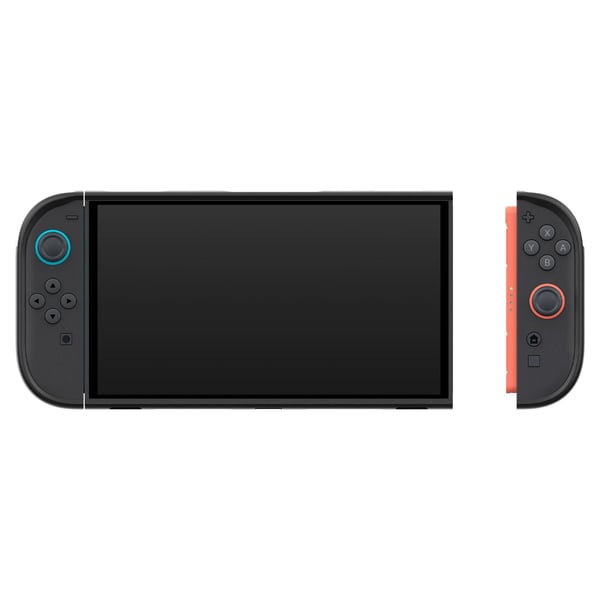 Spigen Snap Switch, Suojus, Nintendo, musta, Termoplastinen polyuretaani (TPU), Polykarbonaatti (PC), Nintendo Switch 2