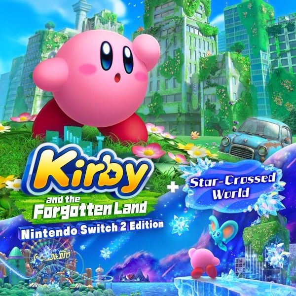 Nintendo Kirby and the Forgotten Land Switch 2 Edition spel + Star-Crossed World