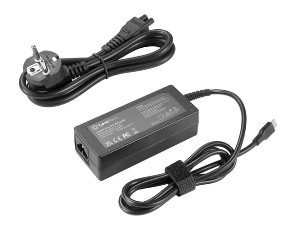 CoreParts - Strømadapter - Power Delivery 3.0 - AC - 65 watt