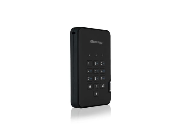 IStorage diskAshur2 128 GB ekstern SSD svart (IS-DA2-256-SSD-128-B)
