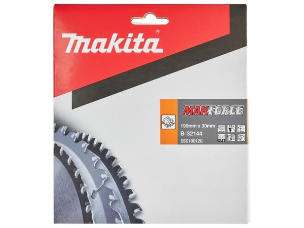 Makita MAKFORCE - Cirkelsågblad - för trä - 190 mm - 12 tänder