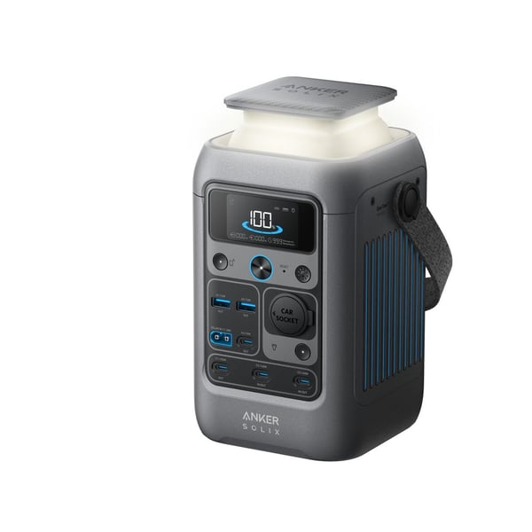 Anker SOLIX C300X DC-kraftstasjon 288 Wh 300 W + PS60 solcellepanel