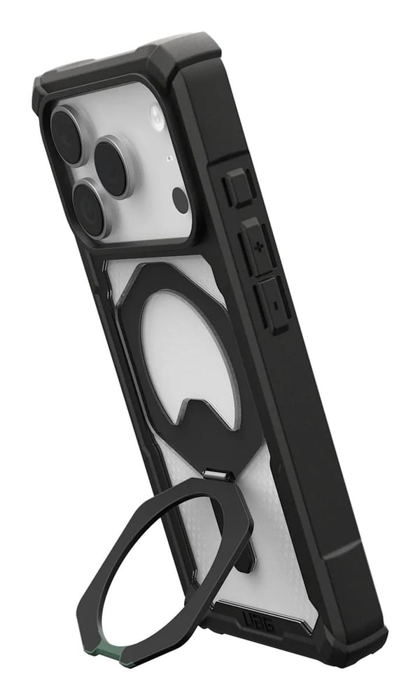 Urban Armor Gear 11452711404G, Etui, Apple, iPhone 17 Pro, 16 cm (6.3"), Svart, Gjennomsiktig