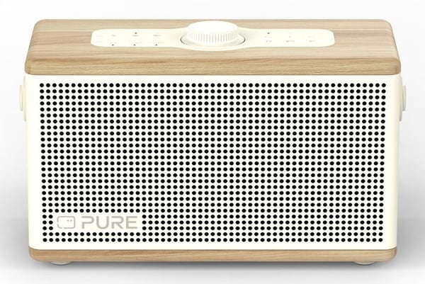 Pure Classic Aura, 2-veis, 40 W, Ledning & Trådløs, Stereo bærbar høyttaler, Hvit, Rektangel
