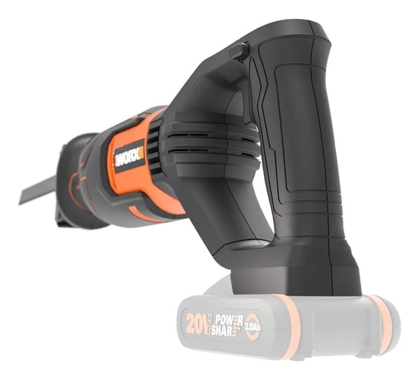 WORX WX500.9, Børstet, Svart, Oransje, 3000 spm, 2 cm, 13 cm, 1 cm - SOLO
