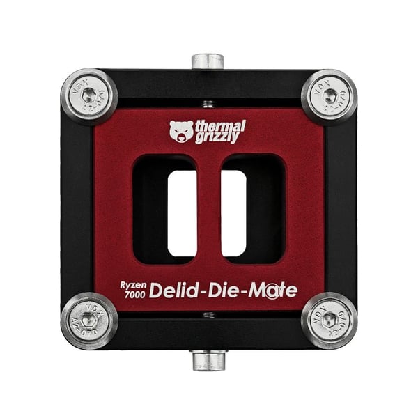 Thermal Grizzly Ryzen 7000 Delid-Die-Mate delidderverktøy, svart/rød