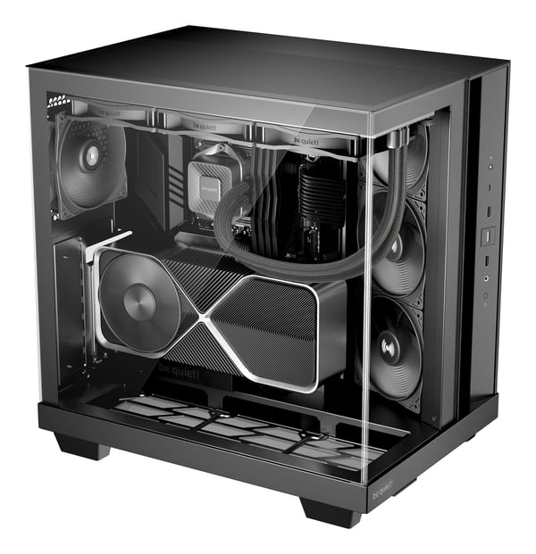 be quiet Light Base 500 PC-kabinett ATX Midi Tower sidepanel i glass svart