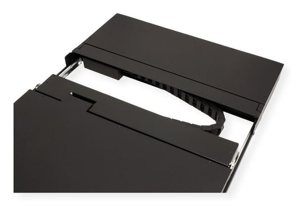 VALUE KVM-konsoll med KVM-svitsj - 8 porter - USB - Sveitsisk - 48 cm (19")