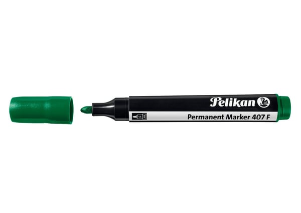Pelikan 947689, Grön, Rundad spets, Svart, Grön, 1,5 mm, 1 styck