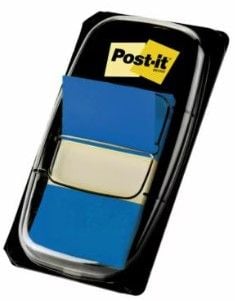 Post-it-indeksiliuskat 680-2 sinistä 25,4x43,2 mm 50 kpl/pakkaus