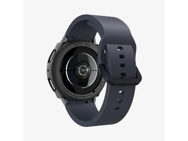 Spigen Liquid Air, Kotelo, Älykello, musta, Samsung, Galaxy Watch 7 (40mm), Termoplastinen polyuretaani (TPU)