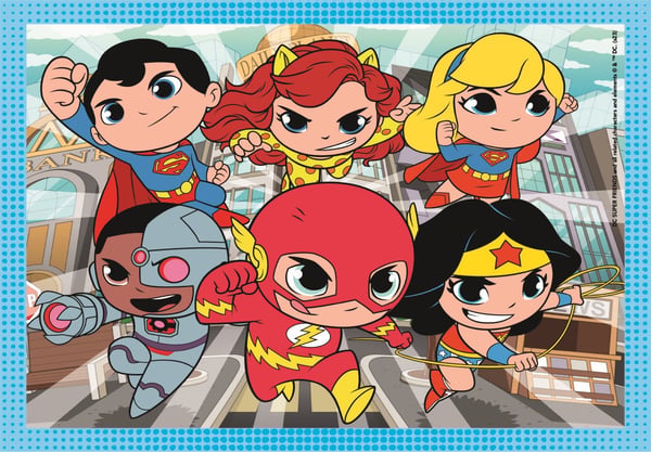 Clementoni Puslespil Superfriends DC, 4i1
