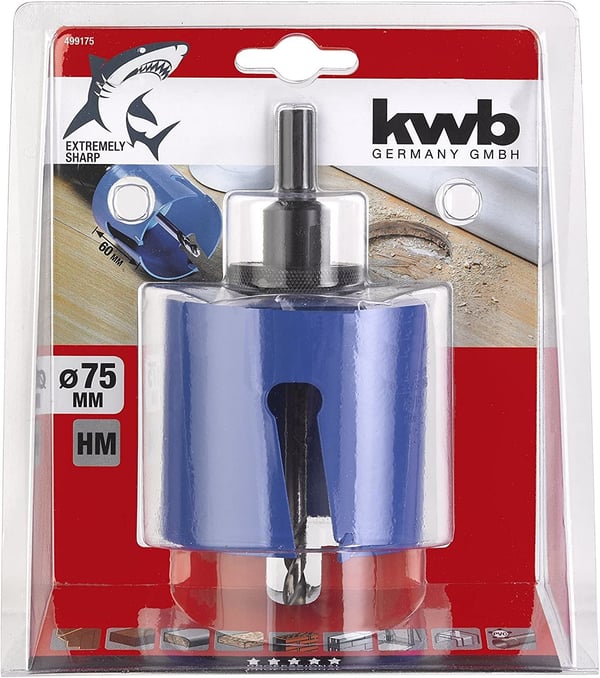 kwb ?499175, Single/enkelt, Drill, Metall, 6,8 cm, 395 g, 1 stykker