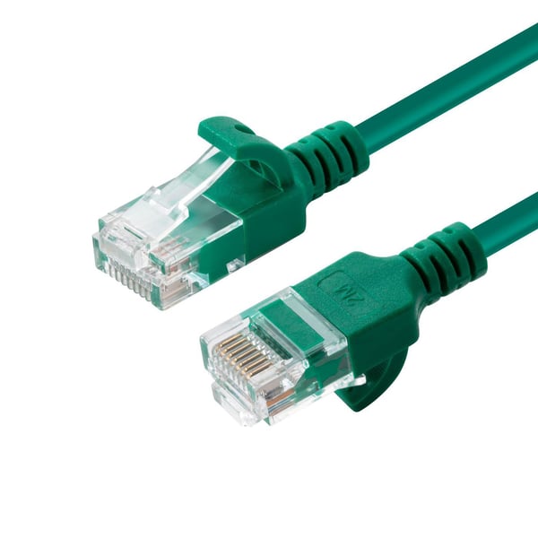 MicroConnect - Nettverkskabel - RJ-45 (hann) til RJ-45 (hann) - 7.5 m - 3.6 mm - UTP - CAT 6a - halogenfri, uten hindringer, flertrådet - grønn