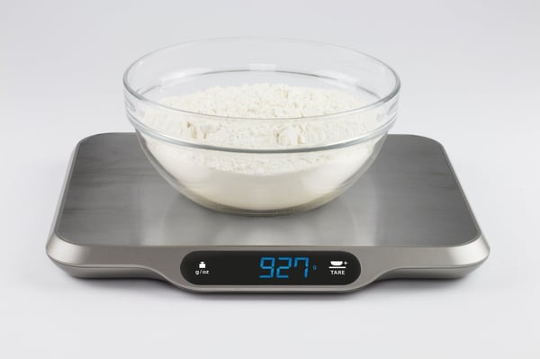 Caso L15 3292 kjøkkenvekt 15 kg 1 g, sølv, rustfritt stål