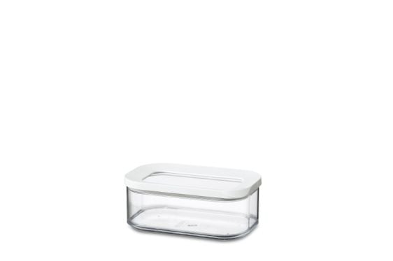 Rosti Mepal Modula, Låda, Rektangulär, 0,425 l, Transparent, Vit, Polyeten, Styrenakrylnitril (SAN), CE