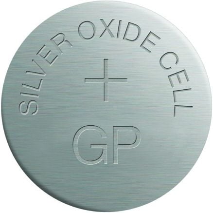 GP Batteries Silver Oxide Cell 357, Engangsbatteri, SR44, Silver-Oksid (S), 1,55 V, 1 stykker, Rustfritt stål