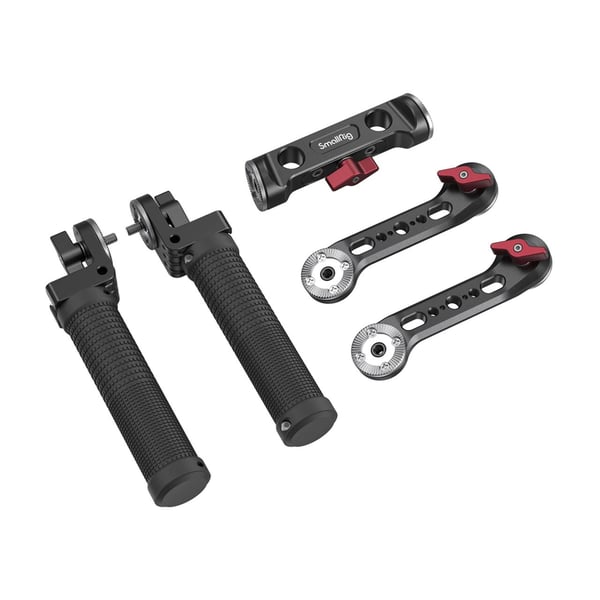 SmallRig 2002D, Kahva, Musta, Punainen, Alumiini, Kumi, Ruostumaton teräs, 1/4-20", 330 mm, 32 mm
