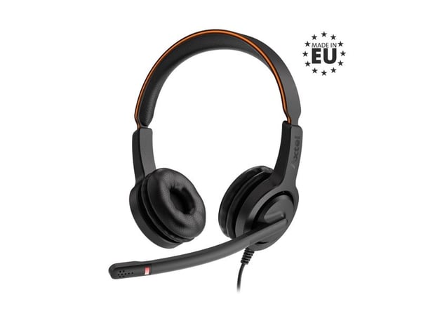 Axtel Voice UC40 duo NC - For Unified Communications - hodesett - on-ear - kablet - USB - lydisolerende
