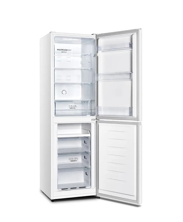 Gorenje NRK418ECW4 kyl- och frysskåp 256 L, energiklass E, 55 cm, vit