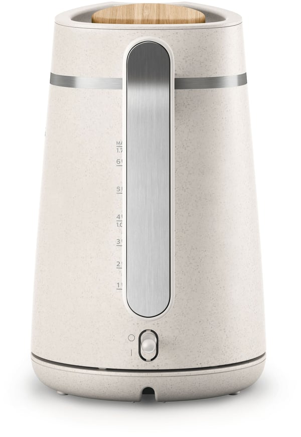 Philips 5000 Series HD9365 Eco Conscious Edition - Vattenkokare - 1.7 liter - 2.2 kW - matt silkesvit
