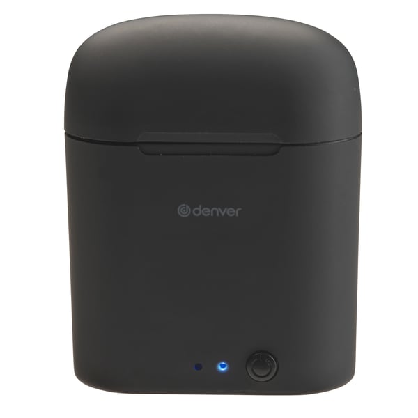 DENVER TWE-46 - Ægte trådløse øretelefoner med mik. - ørespids - Bluetooth - sort