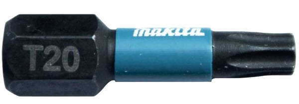 Makita Impact Black - Impact screwdriver bit - 2 deler - torx - T20 - heksagonal - lengde: 25 mm