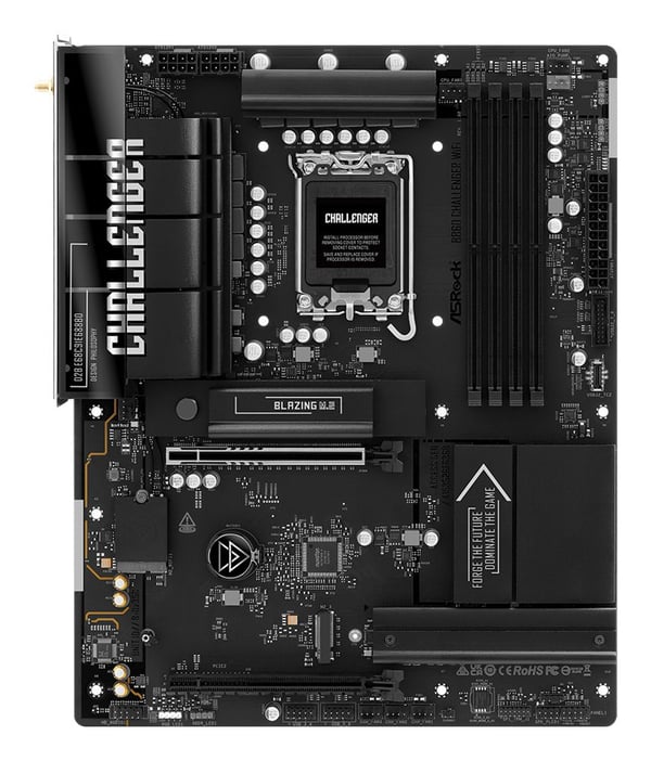 ASRock B860 Challenger WiFi hovedkort LGA1851 ATX DDR5