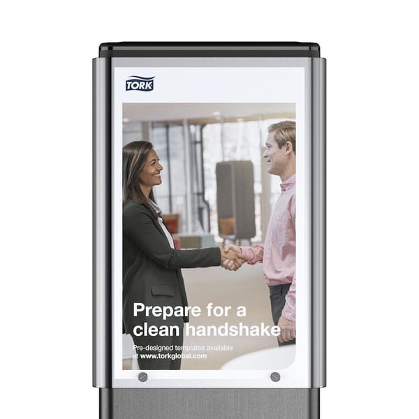 Topskilt Ad-a-Glance® til Tork gulvstander Topskilt Ad-a-Glance® til Tork gulvstander