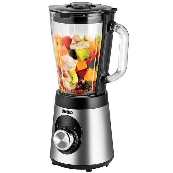 Unold Edel, Pöydällä pidettävä tehosekoitin, 1,5 L, Syke-toiminto, Jäänmurskaus, 0,9 m, 500 W