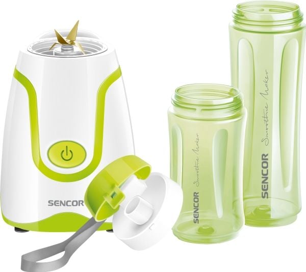 Sencor SBL 2211GR, Pöydällä pidettävä tehosekoitin, 0,6 L, Syke-toiminto, 500 W, Vihreä