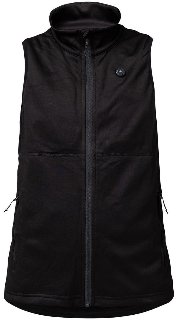 HeatX Heated Fleece Vest Womens L - Black
