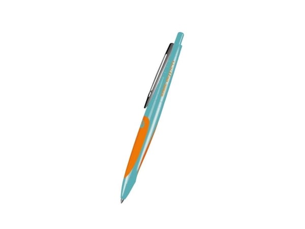 Herlitz my.pen, Klämma, Fastklämbar, indragbar kulspetspenna, Påfyllnadsbar, Blå, 1 styck