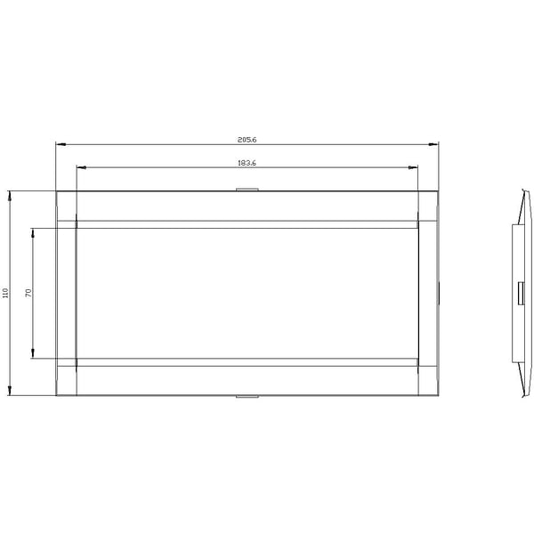 Siemens 3VA9384-0SB10 effektkontakttilbehør 1 stk (B x H) 183,6 x 70,7 mm