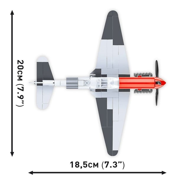 COBI Yakovlev Yak-3, Byggeklosser, 7 år, 140 stykker