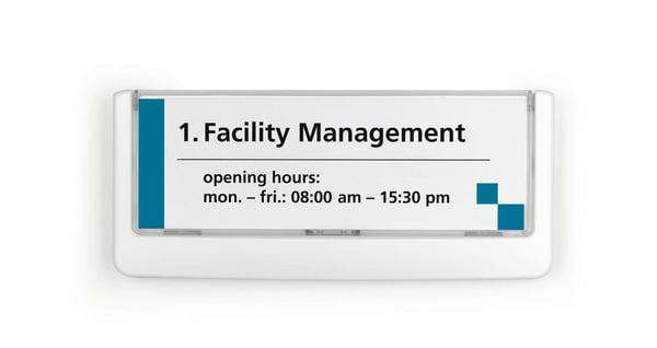 Ovikyltti CLICK SIGN 149x52,5 mm valkoinen